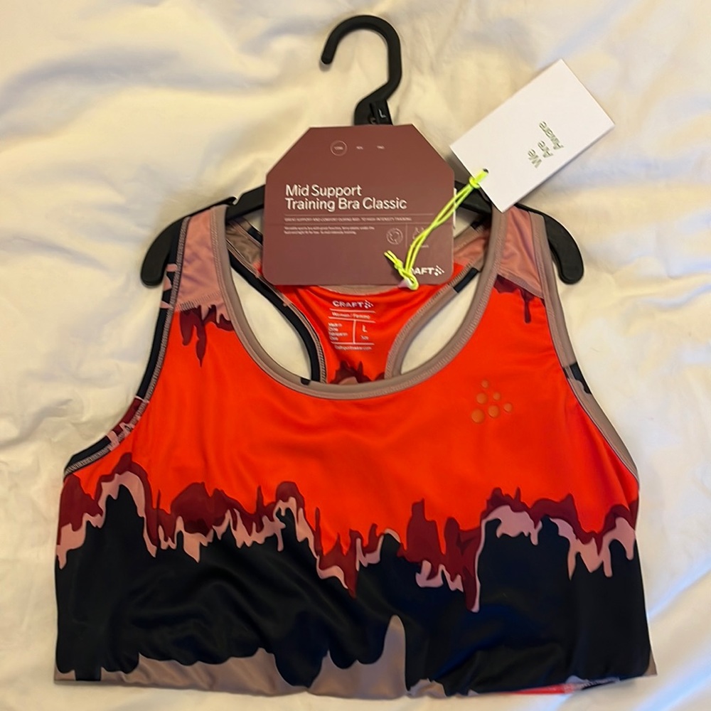 NWT Craft Sports Bra, L